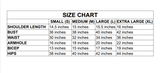 Size chart  Size chart
