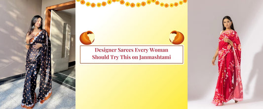 Designer Sarees Every Woman Should Try This on Janmashtami