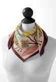 Whispers of Willow Silk Scarf - Light Pink