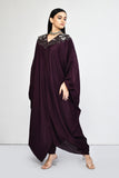 Aubergine kaftan Tunic Set