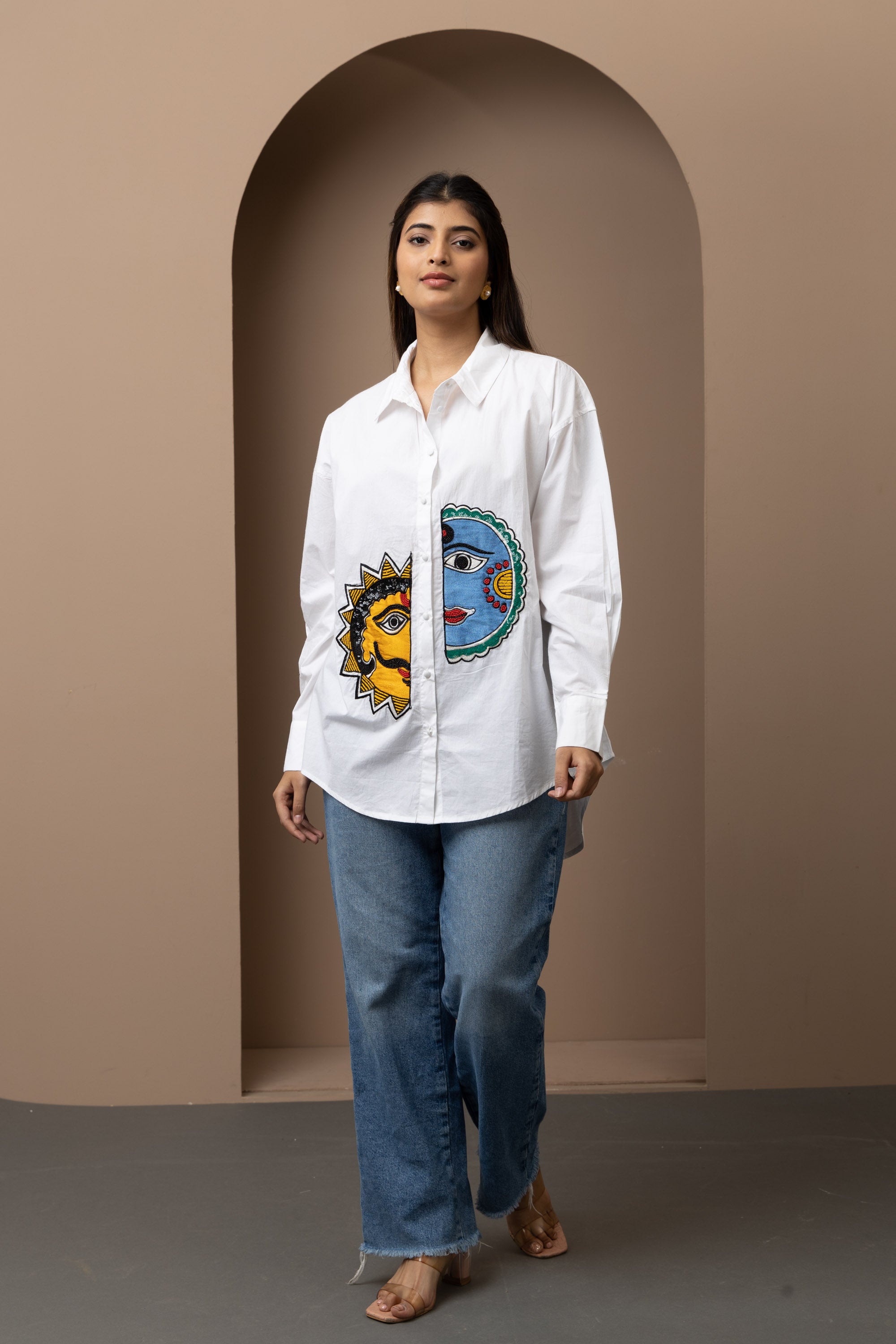 Din Raat Shirt - White