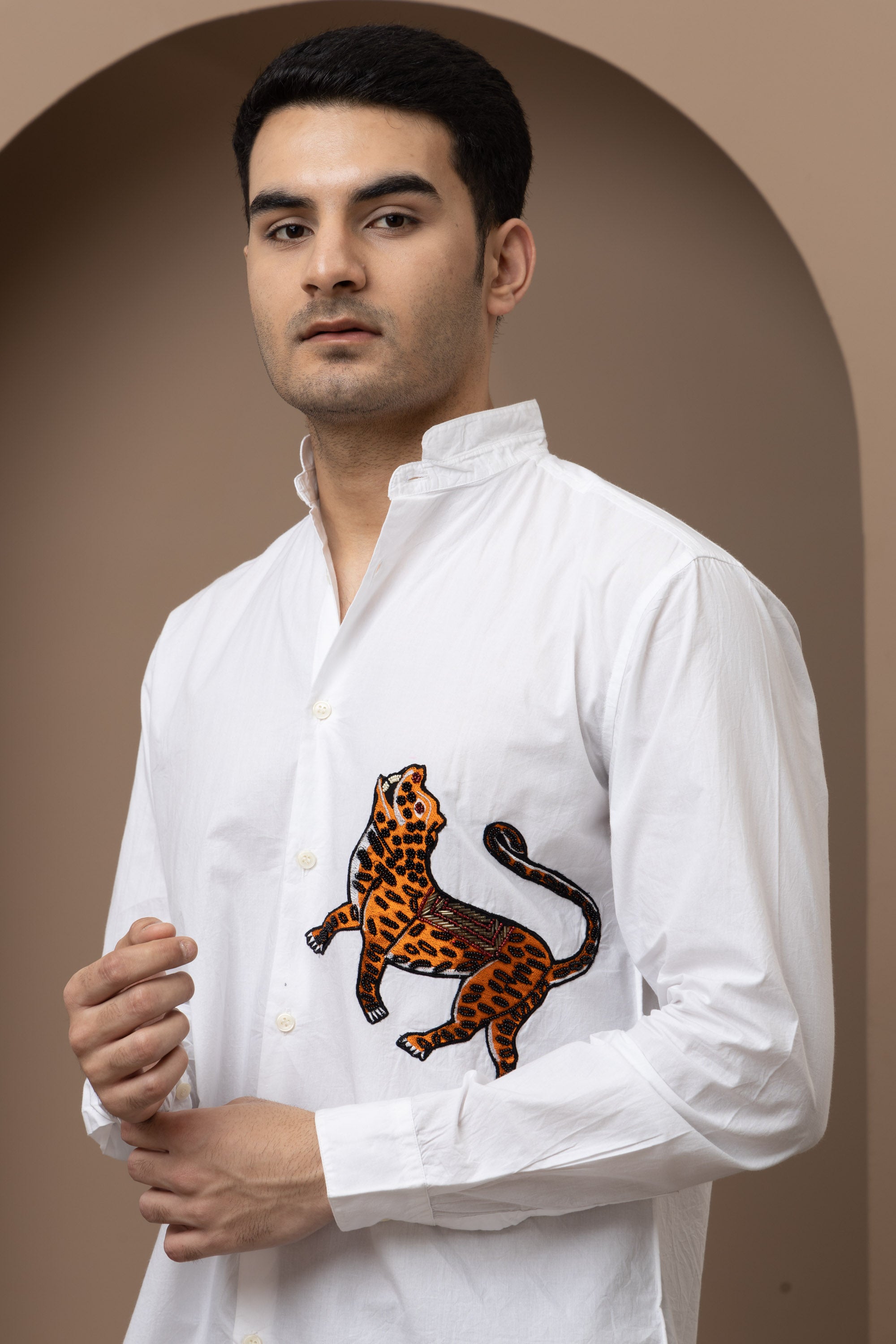 Dokhin Rai Shirt Men - White