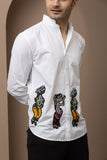 Rythms of Santhal Shirt Men - White