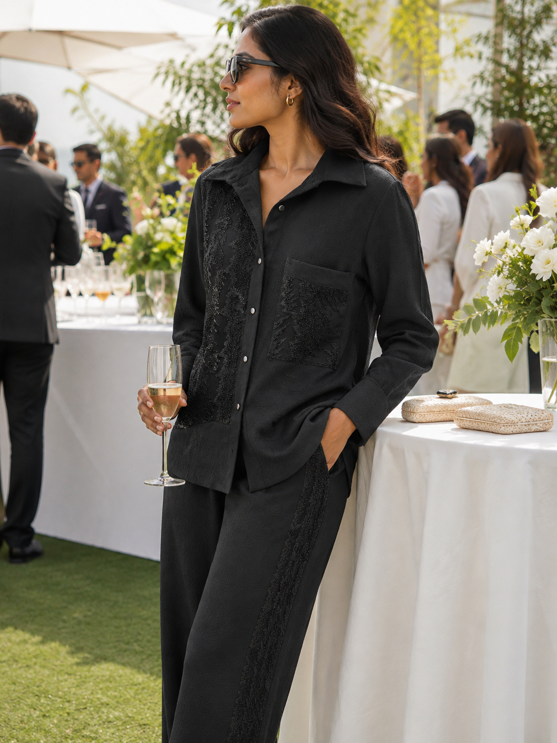 Noir Contrast Shirt