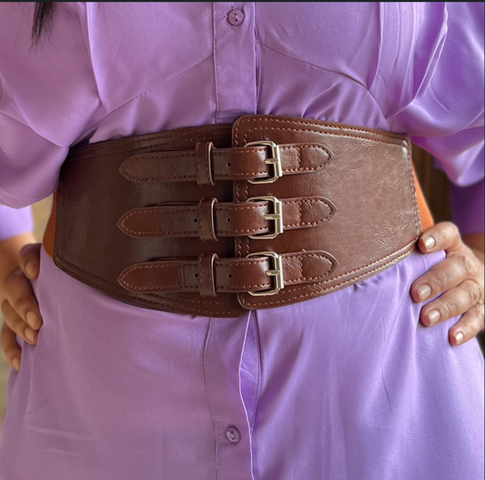 Brown belt for women 