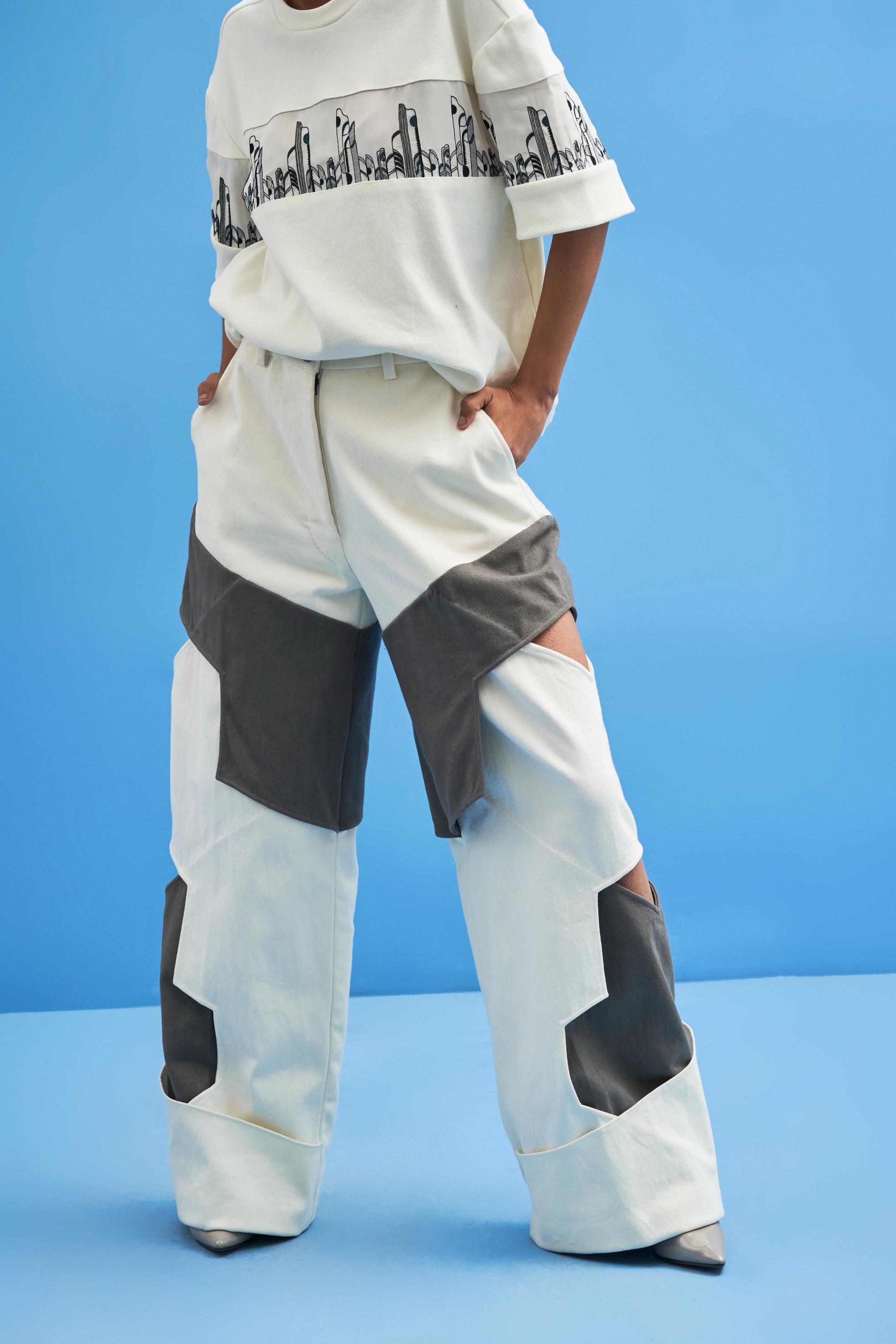 Structured Layered Trousers